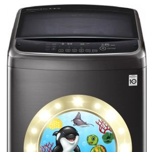 Decal dán tường Decal trang trí máy giặt số 3 Decal dán tường Decal trang trí máy giặt số 3